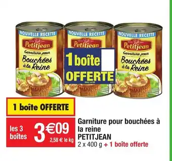 Migros Garniture pour bouchées à la reine PetitJean offre