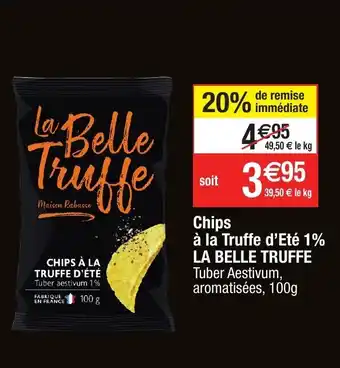 Migros Chips à la Truffe d'Eté 1% La Belle Truffe offre