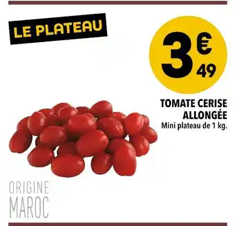 Supeco Tomate cerise allongée offre