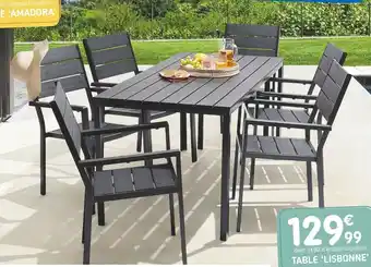 L'incroyable Table ‘lisbonne’ offre