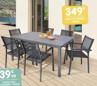 L'incroyable Table extensible ‘tomar’ offre