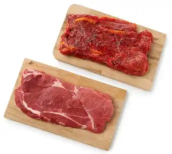 Match Produit élaboré : basse côte** sans os nature ou marinée offre