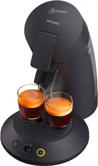 Philips cafetière senseo original plus deep noire csa210/61