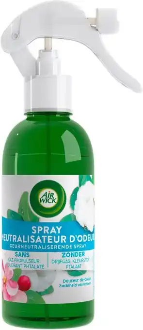 Match Air wick spray neutralisateur d'odeur offre