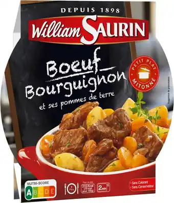 Match William saurin plat cuisiné offre