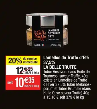 Migros Lamelles de Truffe d'Eté offre