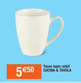 Migros Tasse Lapin Relief offre