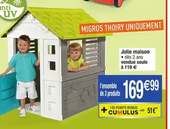 Migros Jolie Maison offre