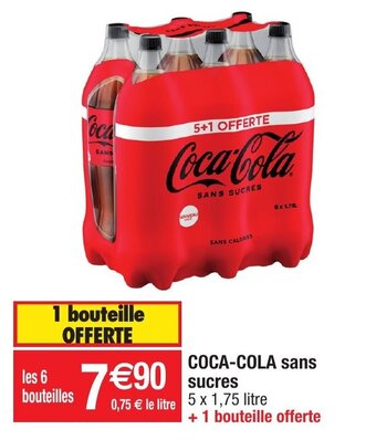 Migros Coca-Cola Sans Sucres offre