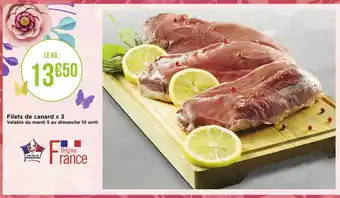 Casino Supermarchés Filets de Canard x3 offre