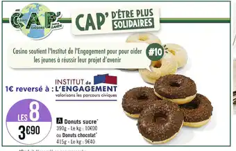 Casino Supermarchés Donuts Sucre offre