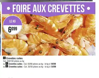 Casino Supermarchés Crevettes Cuites offre
