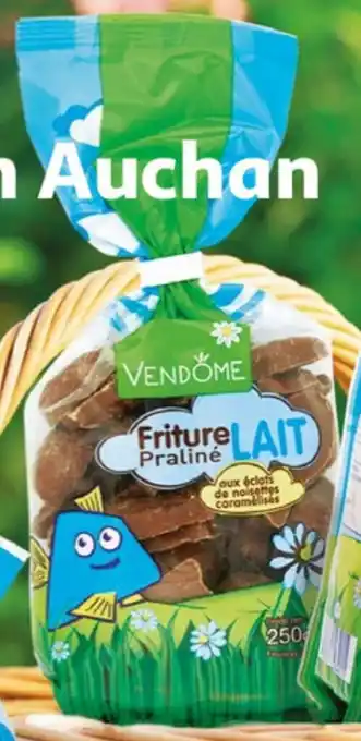 Auchan Friture praliné lait Vendôme offre