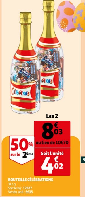 Auchan Bouteille célébrations offre