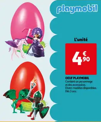 Auchan Oeuf playmobil offre