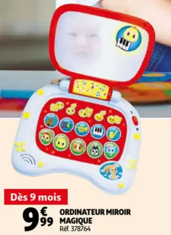 Auchan Ordinateur miroir magique offre