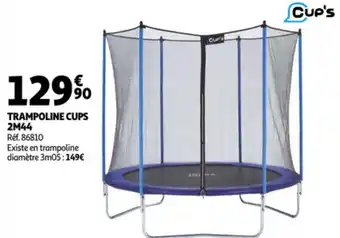 Auchan Trampoline cups 2m44 offre