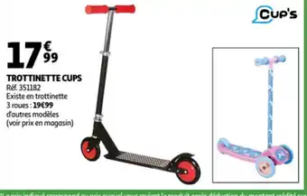 Auchan Trottinette cups offre