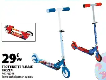 Auchan Trottinette pliable frozen offre