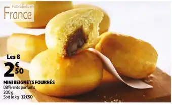 Auchan Mini beignets fourrés offre