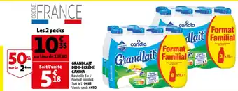 Grandlait demi-écrémé candia