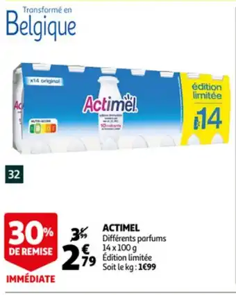 Auchan Actimel offre