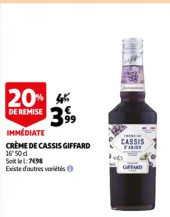 Crème de cassis giffard