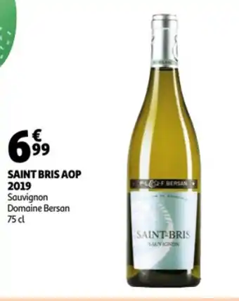 Auchan Saint bris AOP 2019 offre