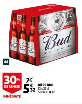 Auchan Bière Bud offre