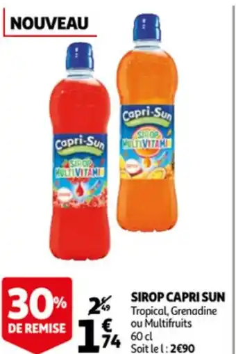 Auchan Sirop capri sun offre