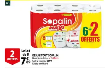 Auchan Essuie tout sopalin offre
