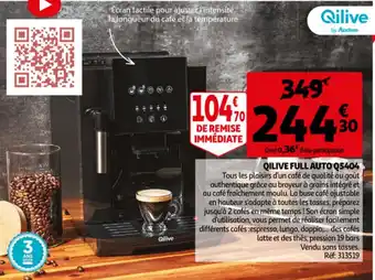 Auchan Qlive full auto QS5404 offre