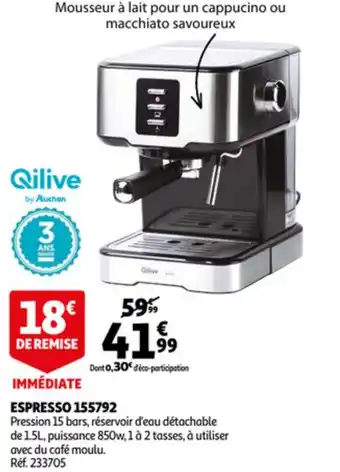 Auchan Espresso 155792 offre