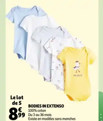 Auchan Bodies bébé in extenso offre