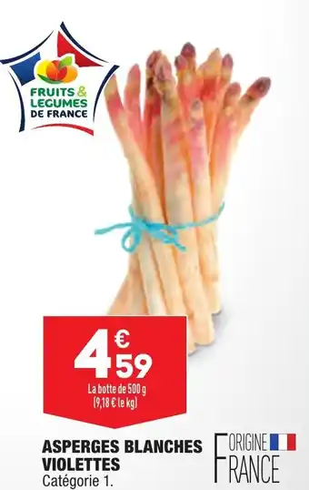 ALDI Asperges blanches violettes offre