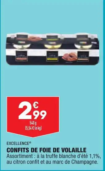 ALDI Confits de foie de volaille offre