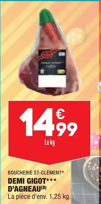 ALDI Demi gigot d'agneau offre