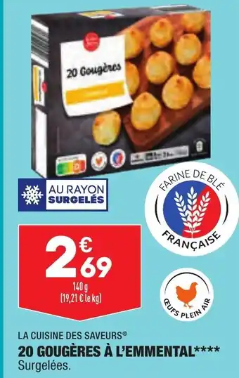 ALDI 20 Gougéres À l'emmental offre