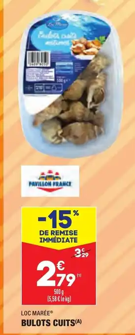 ALDI Bulots cuits offre