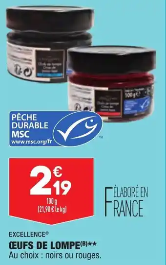 ALDI Œufs de lompe offre
