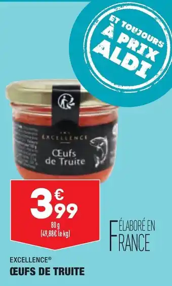 ALDI Œufs de truite offre