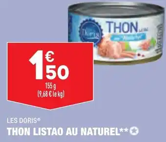 ALDI Thon listaq au naturel offre