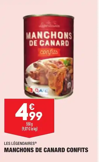 ALDI Manchons de canard confits offre