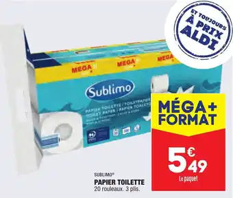 ALDI Papier toilette offre