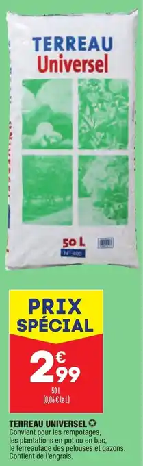 ALDI Terreau universel offre