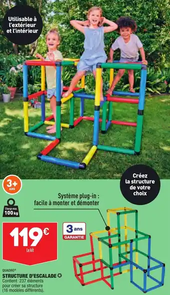 ALDI Structure d'escalade offre