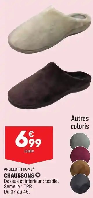 ALDI Chaussons offre