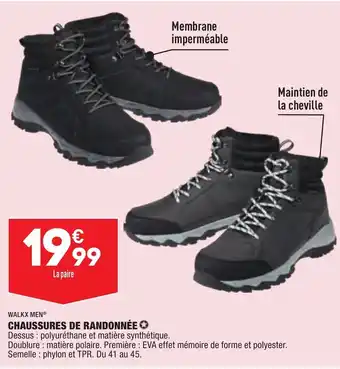 ALDI Chaussures de randonnée offre