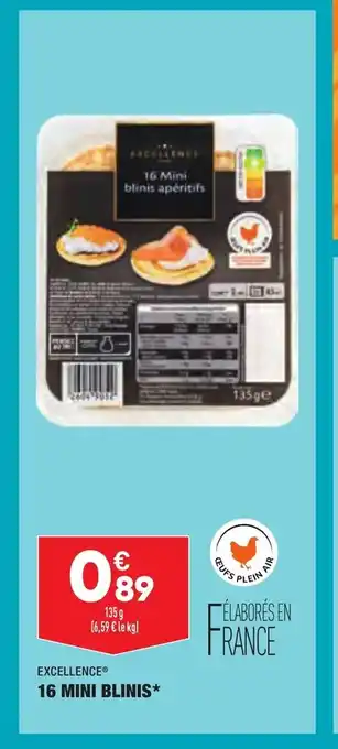 ALDI 16 Mini Blinis* offre
