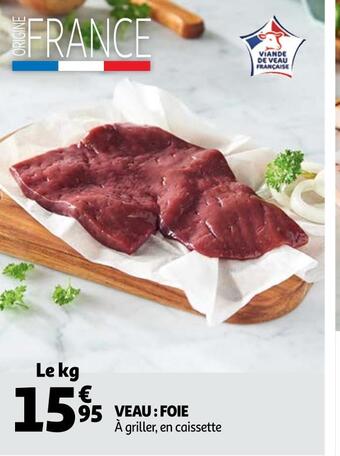 Auchan Veau : foie offre